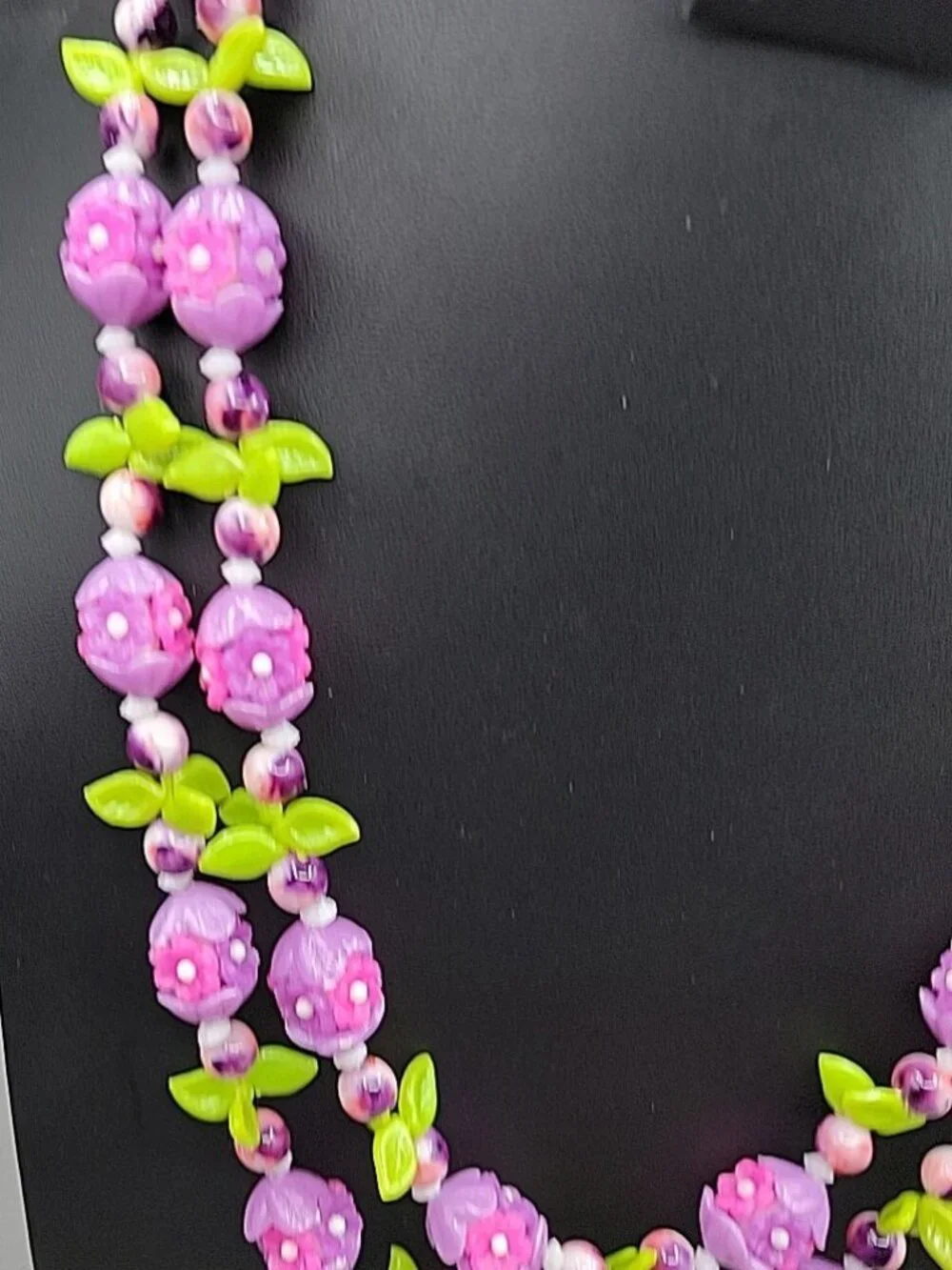 Vintage Carmen Miranda Thermoset Fruit Salad Necklace Style 48